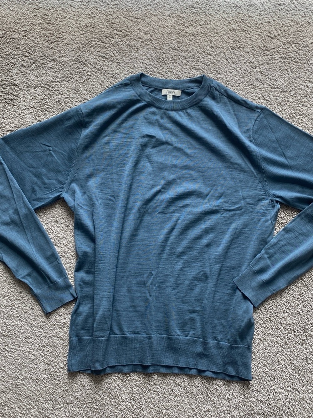 Vuori Mens Merino Fine Gauge Wool Sweater